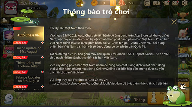 Tạm thời gỡ bỏ Auto Chess Mobile tại App Store Việt Nam