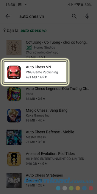 Tìm kiếm game Auto Chess VN