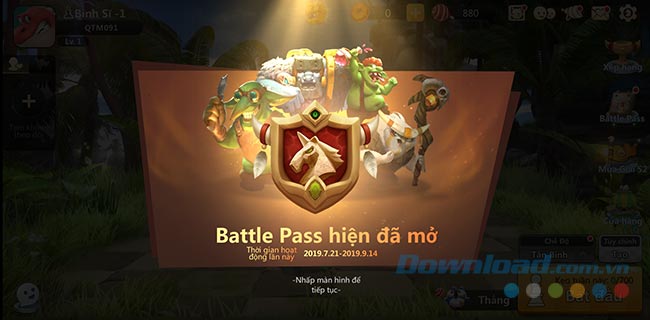 Sự kiện đang diễn ra trong Auto Chess Vn