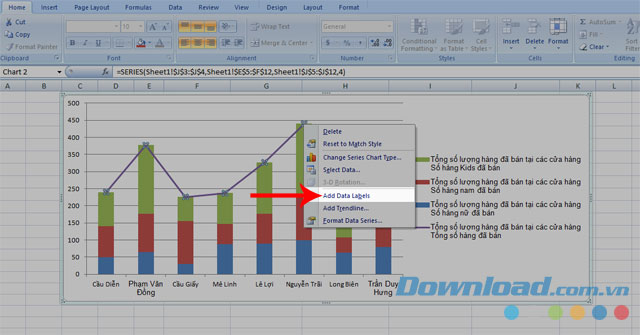 Biểu đồ cột chồng bằng Excel: Nếu bạn sử dụng Excel để quản lý dữ liệu, hãy thử tạo một biểu đồ cột chồng. Đây là cách tuyệt vời để trình bày dữ liệu một cách trực quan và dễ hiểu. Hãy xem hình ảnh để trải nghiệm sử dụng biểu đồ cột chồng trong Excel.