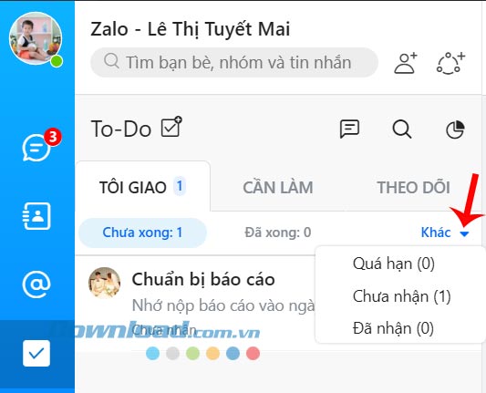 Bộ lọc giao việc