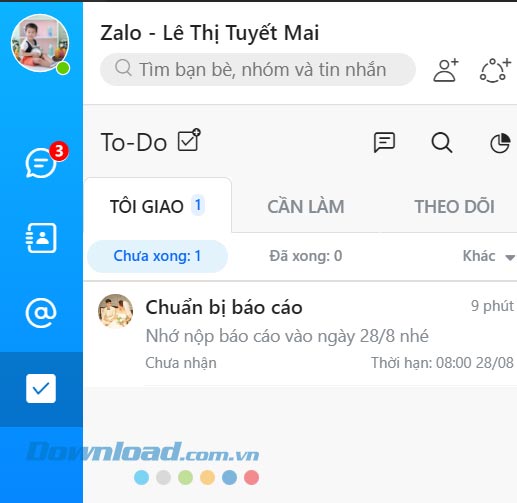 Bộ lọc giao việc