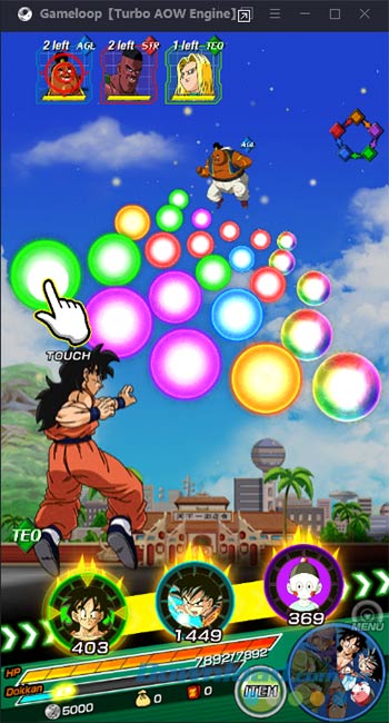 Cách chơi Dragon Ball Z Dokkan Battle trên Gameloop