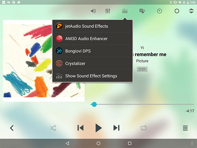 Ứng dụng nghe nhạc JetAudio trên điện thoại Android