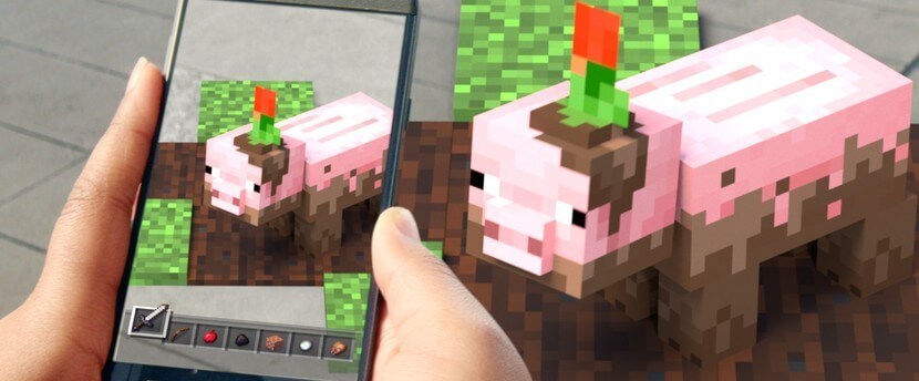 Chú lợn Muddy Pig lần đầu xuất hiện tại Minecraft Earth