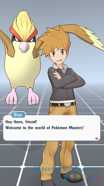 Giao diện đầu tiên của Pokemon Masters