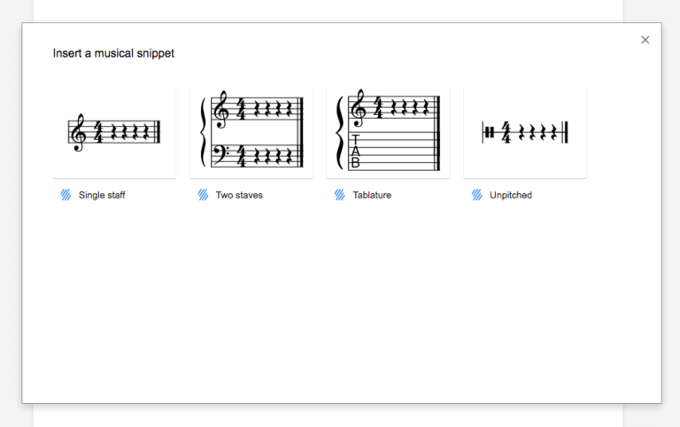 Flat Music Notation đưa âm nhạc vào Google Docs