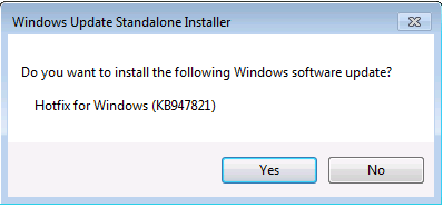 Cửa sổ nhắc update phần mềm