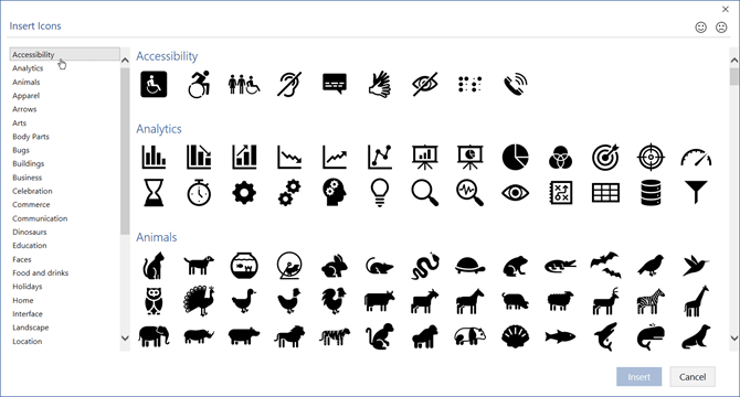 Bạn có thể thêm các biểu tượng này vào bản đồ tư duy được tạo bằng Microsoft Word