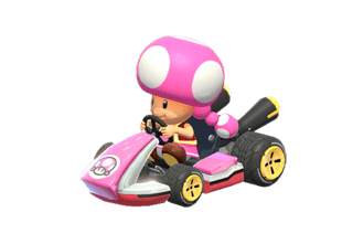 Nhân vật Toadette trong Mario Kart Tour