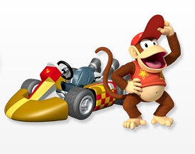 Nhân vật Diddy Kong trong Mario Kart Tour