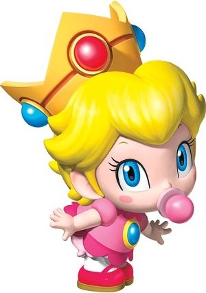 Nhân vật Baby Peach trong Mario Kart Tour