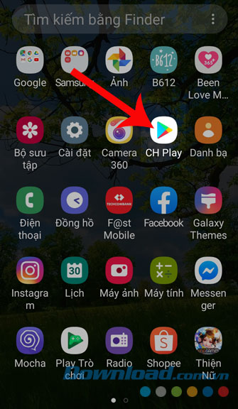 Mở Google Play lên