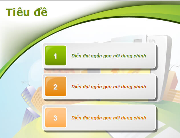 Slide Powerpoint trình bày nội dung bài giảng 