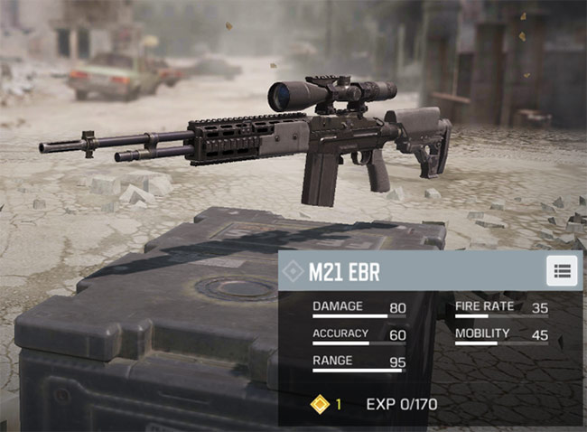 Súng ngắm M21-EBR trong Call of Duty: Mobile
