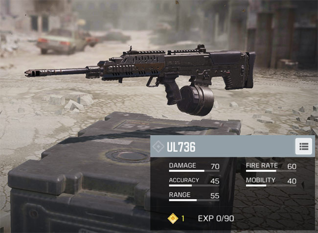 Súng UL736 trong Call of Duty: Mobile