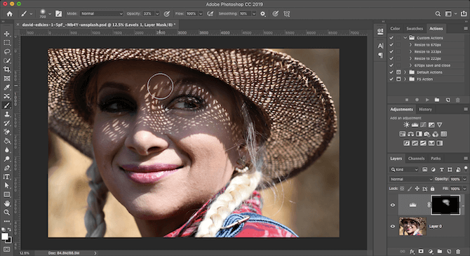 Bức ảnh sau khi đã qua chỉnh sửa trên Adobe Photoshop