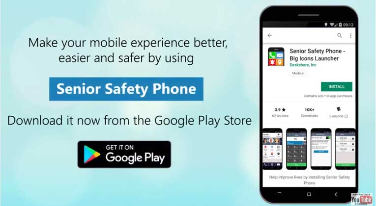 Senior Safety Phone làm trải nghiệm mobile của người cao tuổi tốt hơn