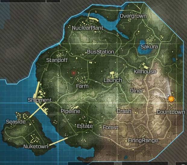 Bản đồ Battle Royale map: Isolated trong Call of Duty: Mobile