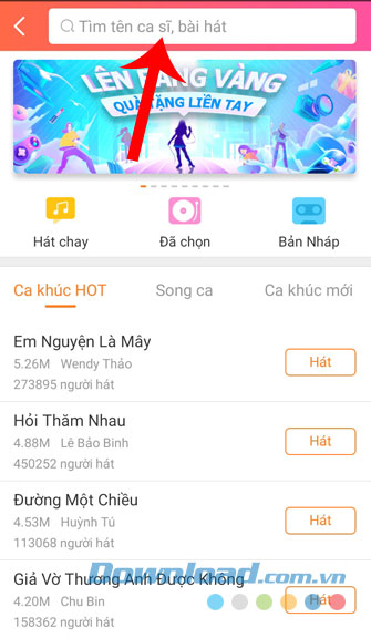 Tìm kiếm bài hát