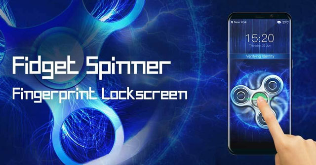 Fidget Spinner Fingerprint Lockscreen