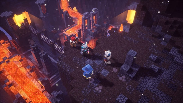 Game phiêu lưu Minecraft: Dungeons