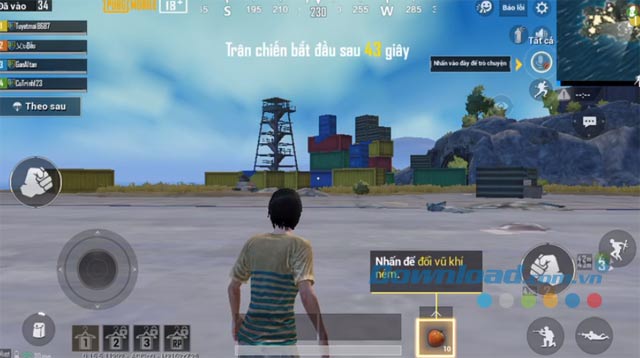 Giao diện game PUBG Mobile VN