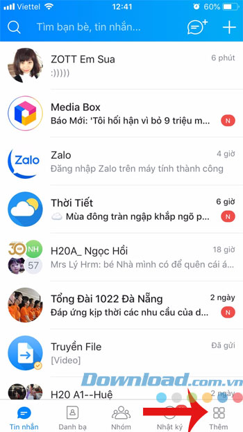 Cách sao lưu và khôi phục tin nhắn Zalo trên iPhone