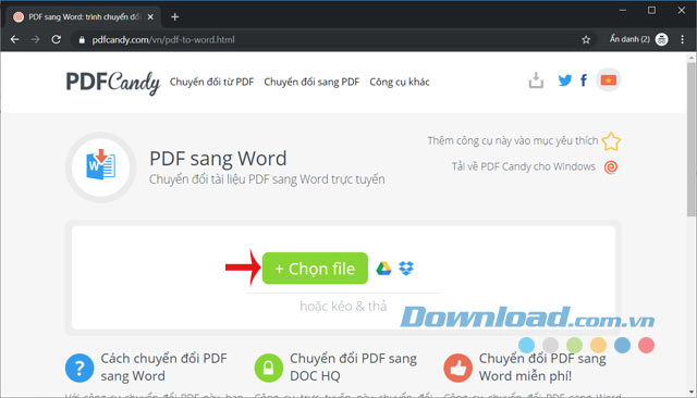 Chọn file