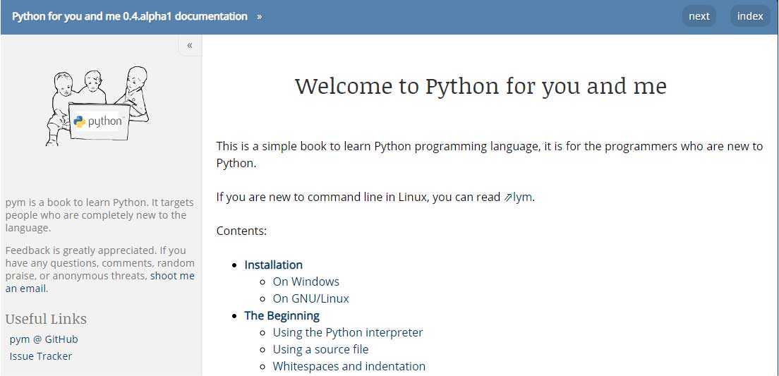 Python for You and Me