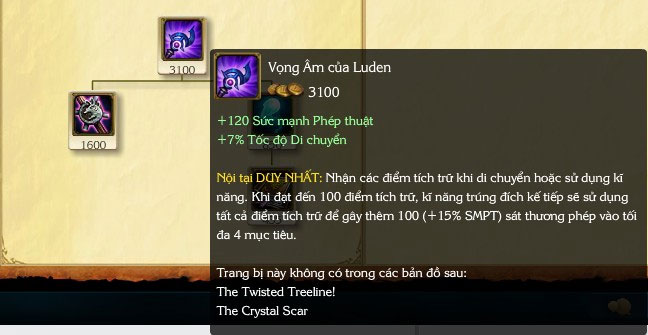 Trang bị Vọng Âm Luden