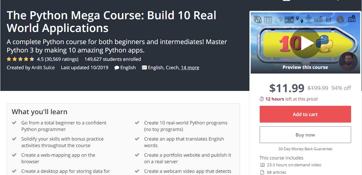 Python Mega Course