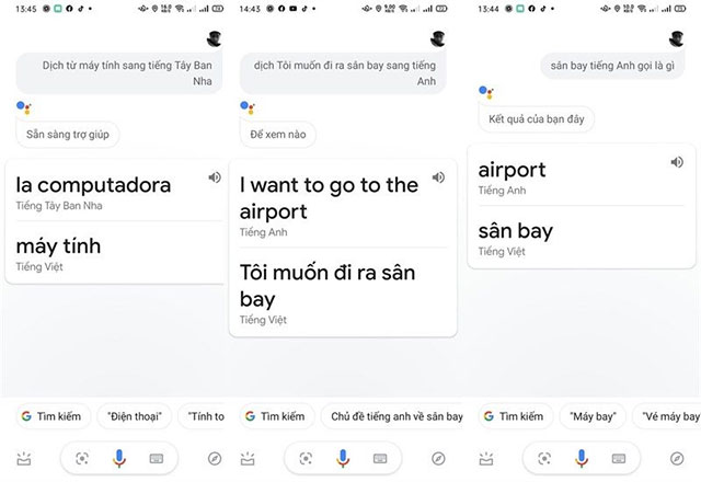 Cách dịch trong Google Assistant