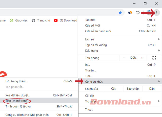 Cách Kích Hoạt Tiện Ích Mở Rộng Khi Dùng Ẩn Danh Trên Chrome