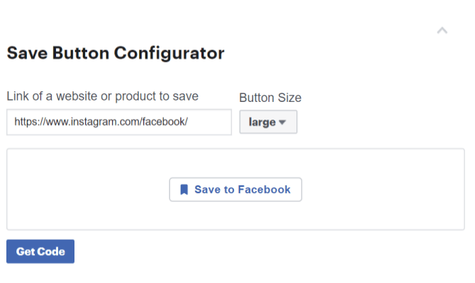 Cấu hình nút Save trên Facebook