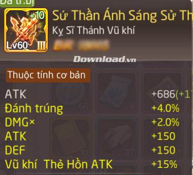 Sứ Thần Ánh Sáng - Kỵ Sĩ Thánh