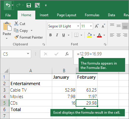 Học Excel - Bài 4: Dùng Excel làm máy tính - Download.vn