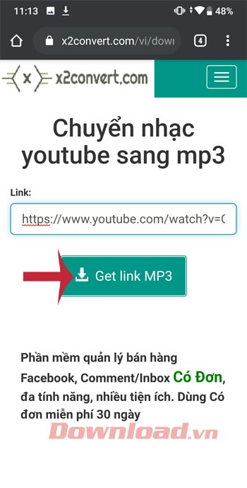 Chuyển YouTube sang MP3, tải nhạc Youtube không cần phần mềm