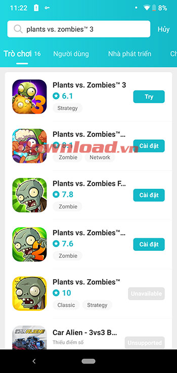 Game Plants vs Zombies 3