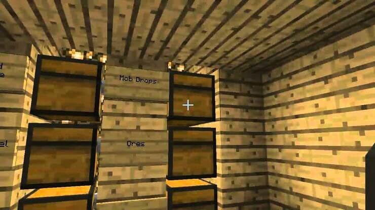 Đặt tấm gỗ chống cháy khi thiết kế Minecraft