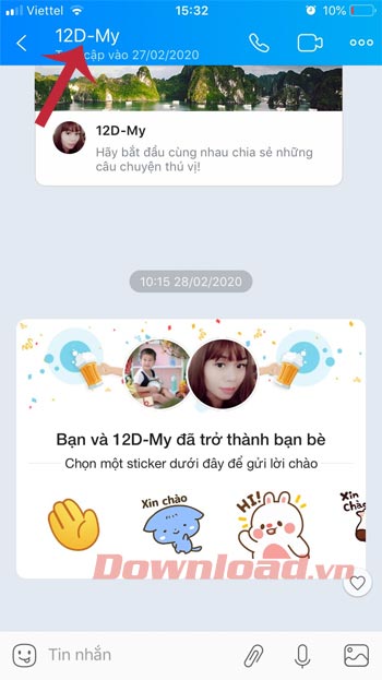 Tên bạn chat