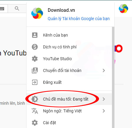 Thiết lập tài khoản cá nhân trên YouTube