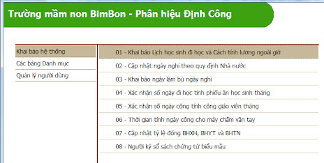 Phần mềm BimBon