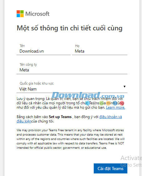 Sử dụng Microsoft Teams bằng phần mềm trên PC hoặc sử dụng trực tuyến trên web app