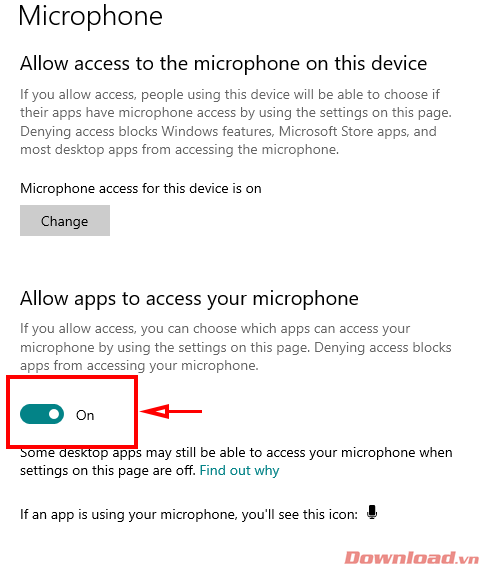 Choose which Microsoft Store apps can access your microphone.