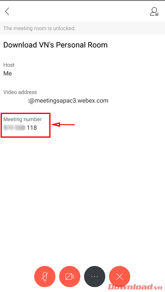 Meeting number