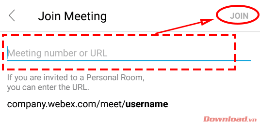 Meeting number