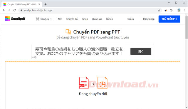 Chuyển đổi PDF sang PPT