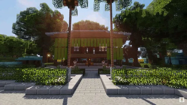 Nhà Sàn trong Minecraft