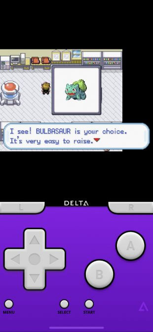 Chơi Pokemon trong Delta trên iOS